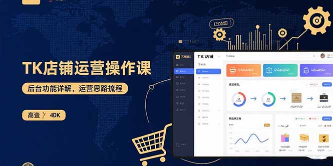 TK店铺运营实操课：后台功能详解，商品上架流程，运营思路拆解-来聚吧