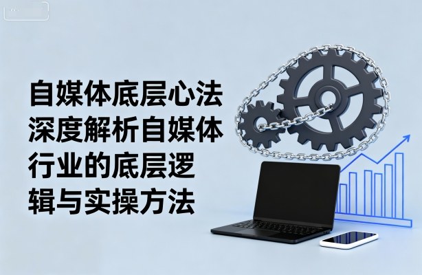 自媒体底层心法，深度解析自媒体行业的底层逻辑与实操方法-来聚吧