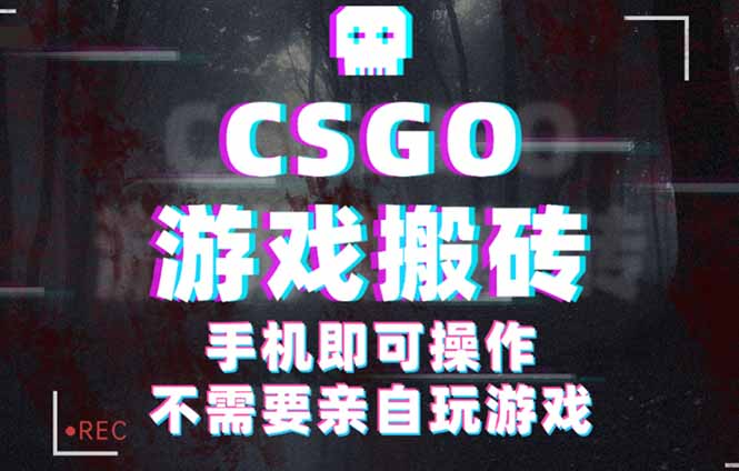 CSGO游戏挂机捡漏，单日扫货500+，年底小高峰上车可吃肉，手机即可操作...-来聚吧