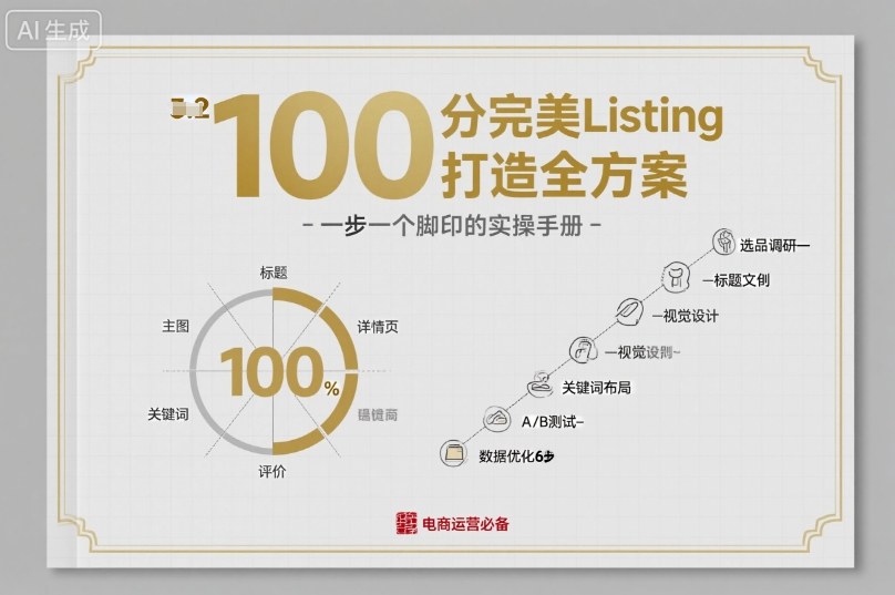 100分完美Listing打造全方案，想要完美listing必须是需要一步一个脚印的-来聚吧