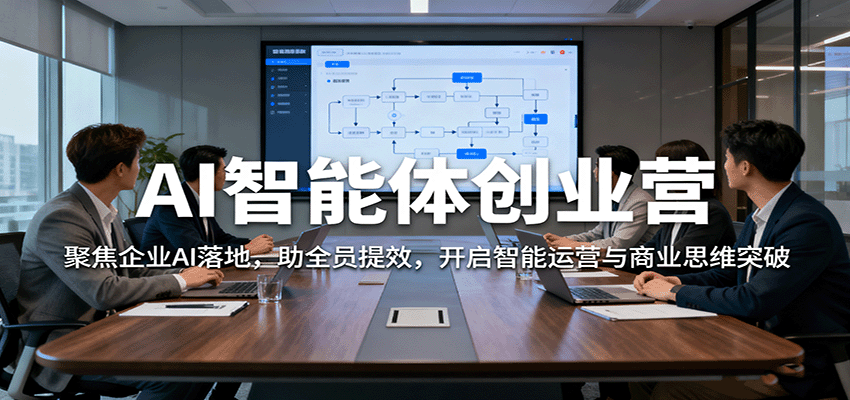 AI智能体创业营:聚焦企业AI落地,助全员提效,开启智能运营与商业思维突破-来聚吧
