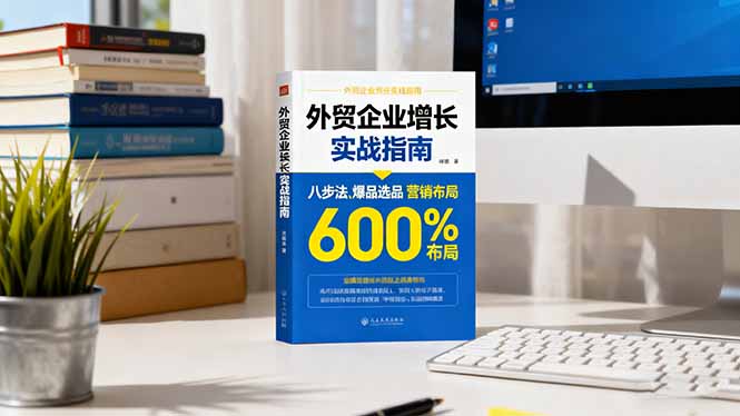 外贸企业增长实战指南，八步法、爆品选品、营销布局，业绩增长300%-来聚吧