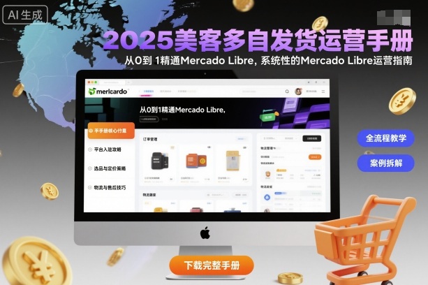 2025美客多自发货运营手册:从0到1精通Mercado Libre,系统性的Mercado Libre运营指南-来聚吧