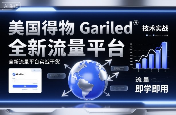 美国得物Gariled技术实战,全新流量平台实战干货,即学即用-来聚吧