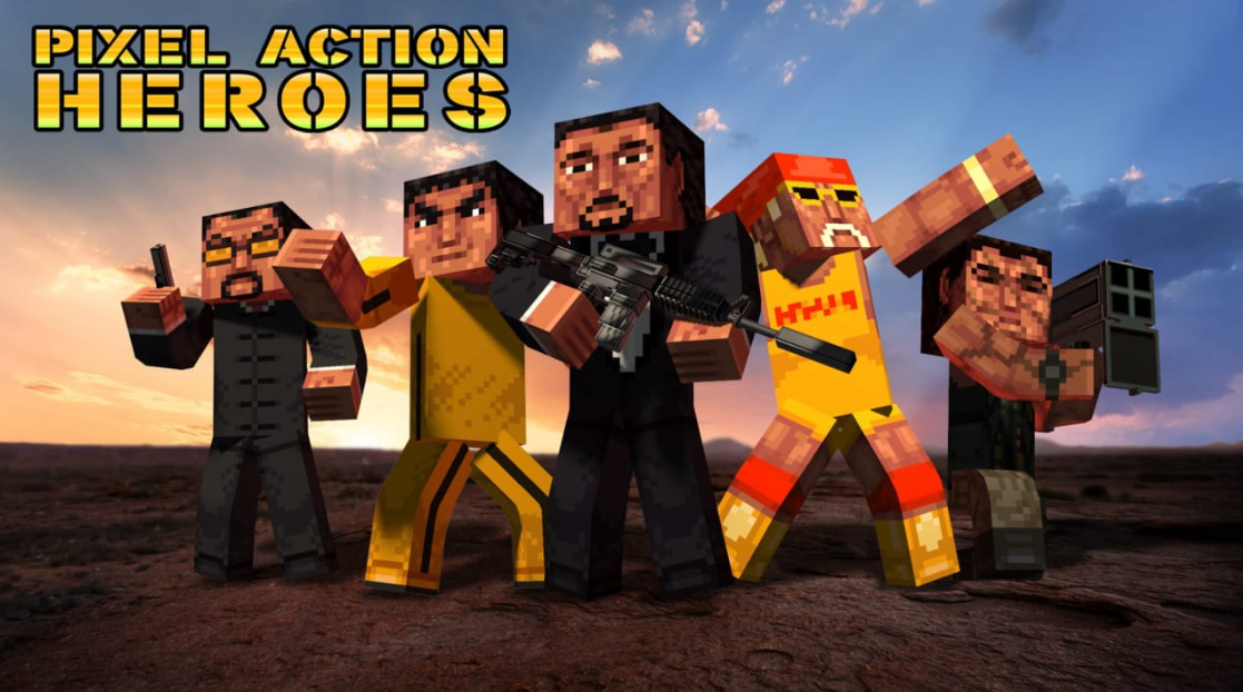 《方块世界：像素动作英雄 Pixel Action Heroes》Switch英文版NSZ下载-来聚吧