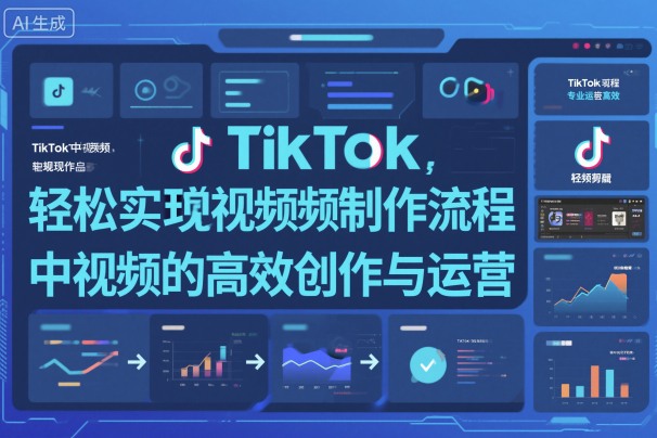 TikTok中视频制做流程,轻松实现Tk中视频的高效创作与运营-来聚吧