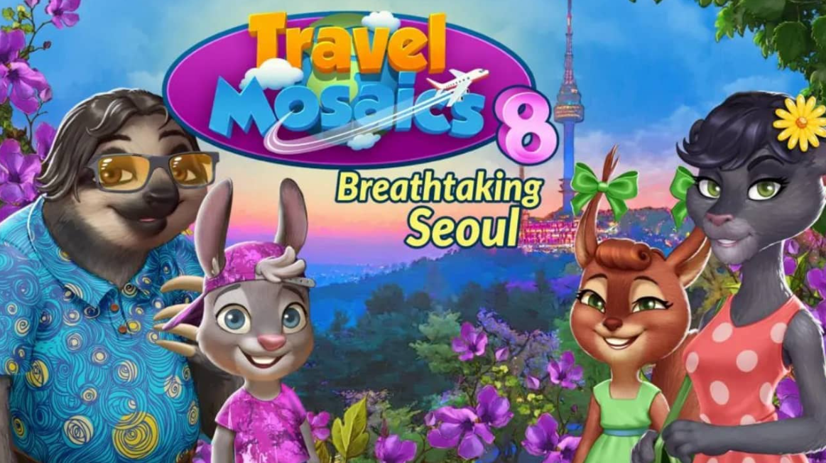 《旅行马赛克8：惊人首尔 Travel Mosaics 8: Breathtaking Seoul》Switch英文版NSP下载-来聚吧