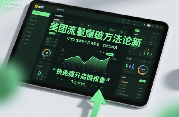 美团流量爆破方法论，付费流快速提升店铺权重，带动自然流-来聚吧