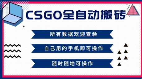 CSGO全自动搬砖，年底钱回家好项目，当天可拿到结果，新手小白轻松月入1W+【揭秘】-来聚吧