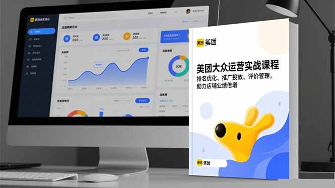 美团大众运营实战课程,排名优化、推广投放、评价管理,助力店铺业绩倍增-来聚吧