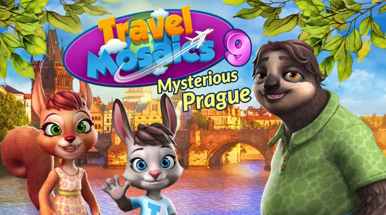 《旅行马赛克9：神秘布拉格 Travel Mosaics 9: Mysterious Prague》Switch英文版NSP下载-来聚吧