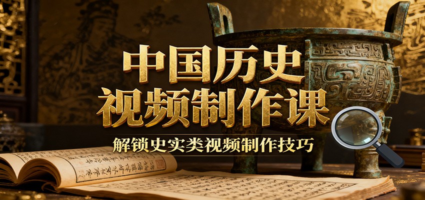 中国历史视频制作课：疆域地图集+参考文案+练习素材，解锁史实类视频制作技巧-来聚吧