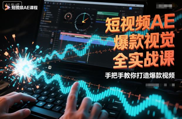 短视频AE爆款视觉全实战课，手把手教你打造爆款视频-来聚吧