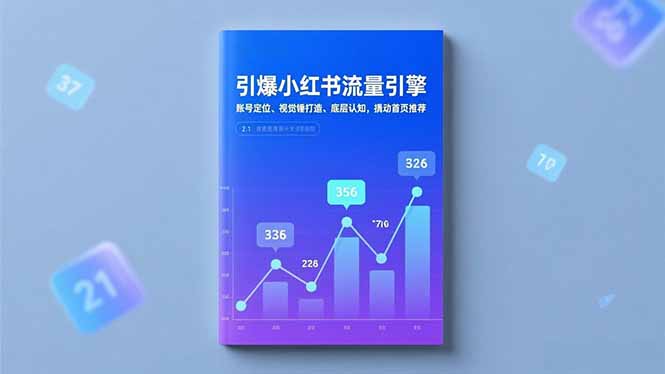 引爆小红书流量引擎,账号定位、视觉锤打造、底层认知,撬动首页推荐-来聚吧