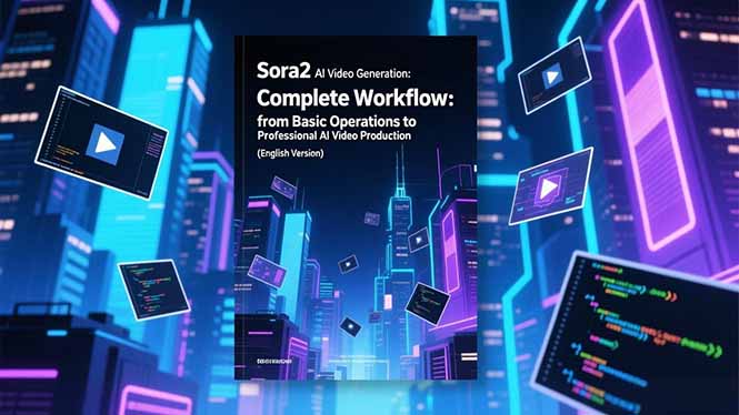 Sora2 AI视频生成的系统教程(英文版-来聚吧