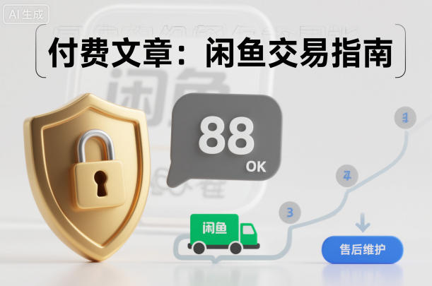 付费文章：闲鱼交易指南，怎么才能降低被坑被马扁的概率-来聚吧