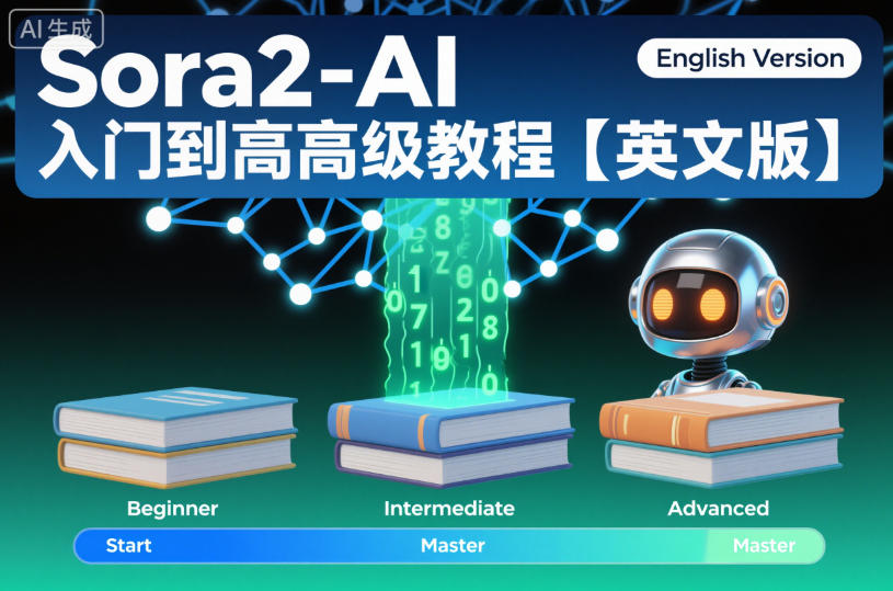 Sora2-AI入门到高级教程【英文版】-来聚吧
