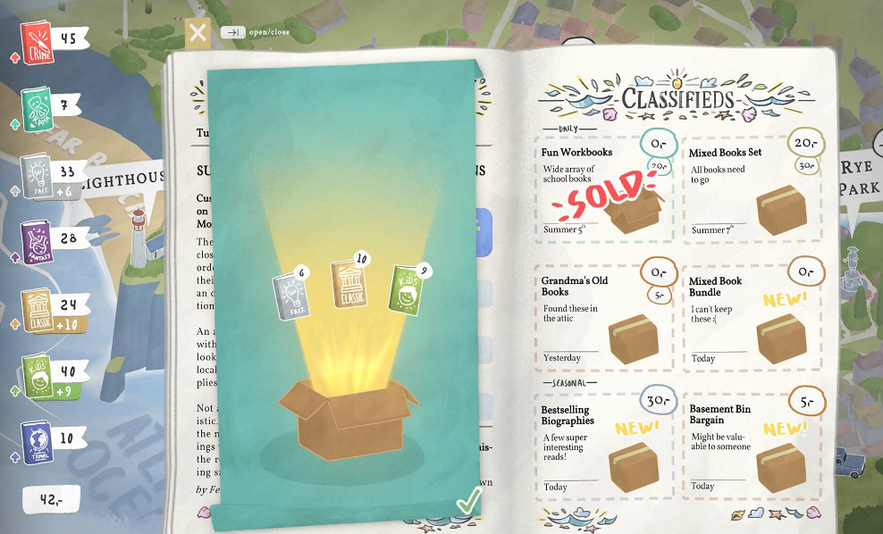 switch游戏《小小书店 Tiny Bookshop》美版中文+1.0.4补丁NSZ下载-来聚吧