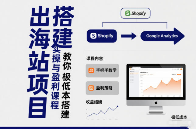 小淘出海站项目，搭建实操与盈利课程，手把手教你用极低成本搭建-来聚吧