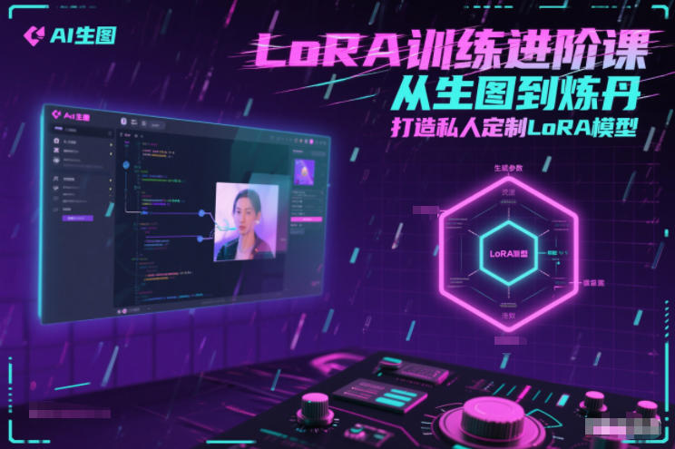 LoRA训练进阶课,从生图到炼丹,打造私人定制LoRA模型-来聚吧
