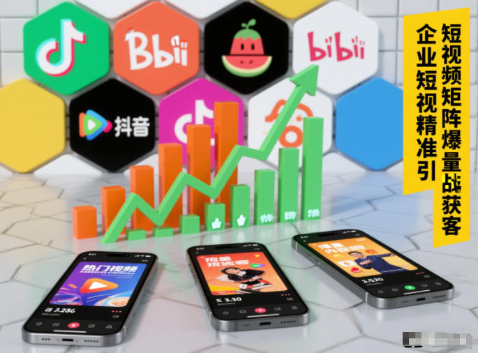 企业短视频精准引流矩阵获客,短视频矩阵爆量战法-来聚吧