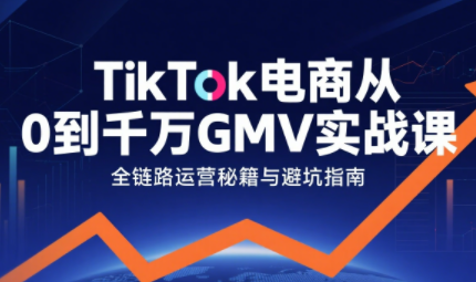 三千老师·TikTok电商从0到千万GMV实战课(更新)-来聚吧