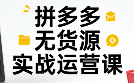 子枫老师·拼多多无货源实战运营课(更新12月)-来聚吧