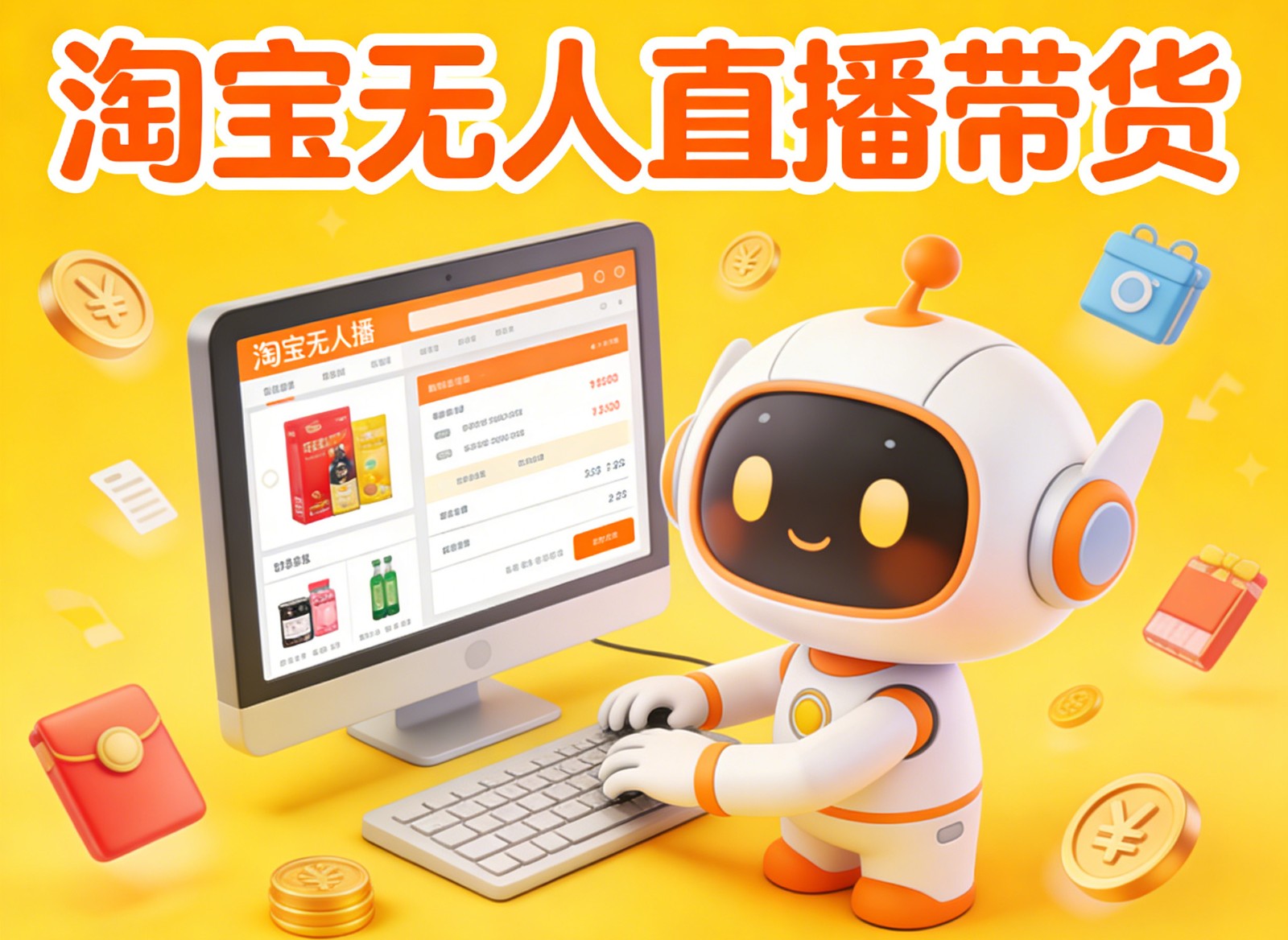 淘宝无人直播带货,24小时自动卖货,月佣金1W+,不违规不封号,不用露脸-来聚吧
