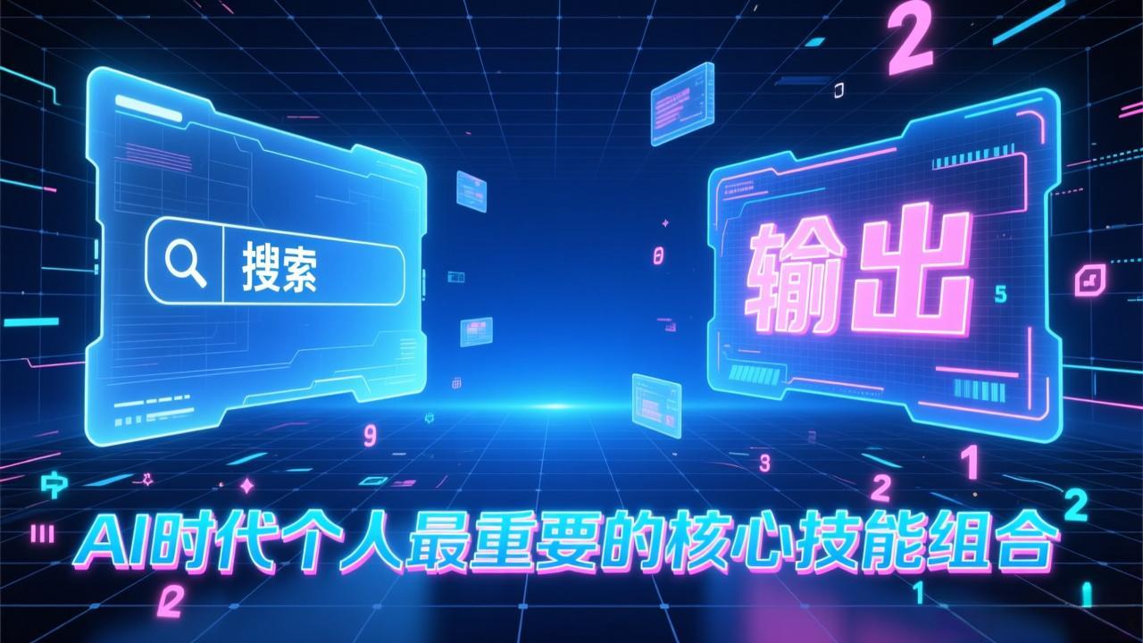付费文章:AI时代个人最重要的核心技能组合:“输出能力”和“搜索能力”-来聚吧