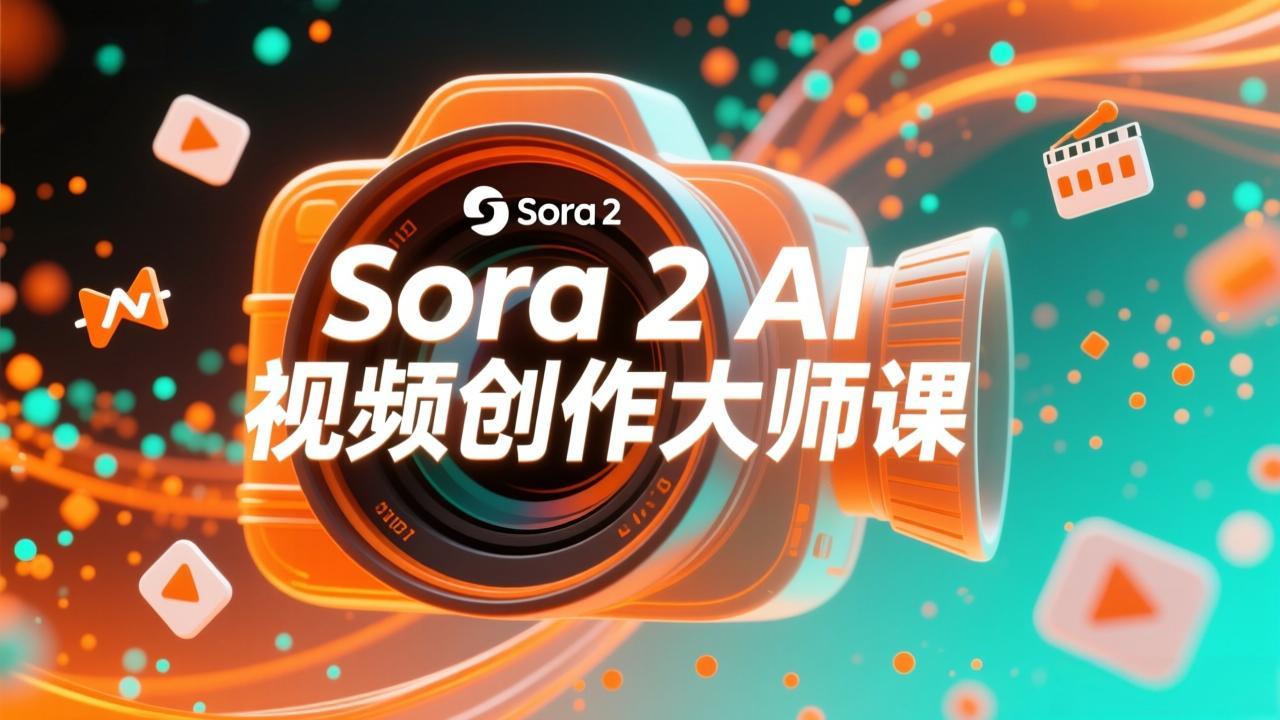如何利用Sora 2创建流行AI人工智能视频大师班教程:掌握创作全流程,产出百万播放内容-来聚吧