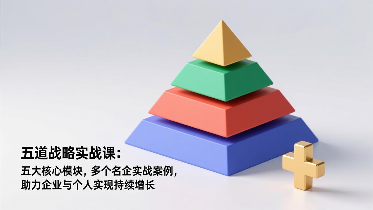 五道战略实战课:五大核心模块,多个名企实战案例,助力企业与个人实现持续增长-来聚吧