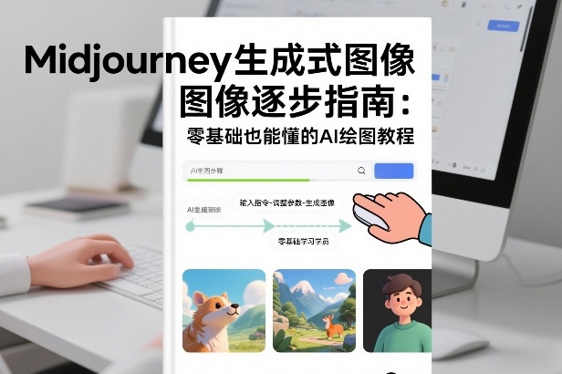 Midjourney生成式图像逐步指南:零基础也能懂的AI绘图教程-来聚吧