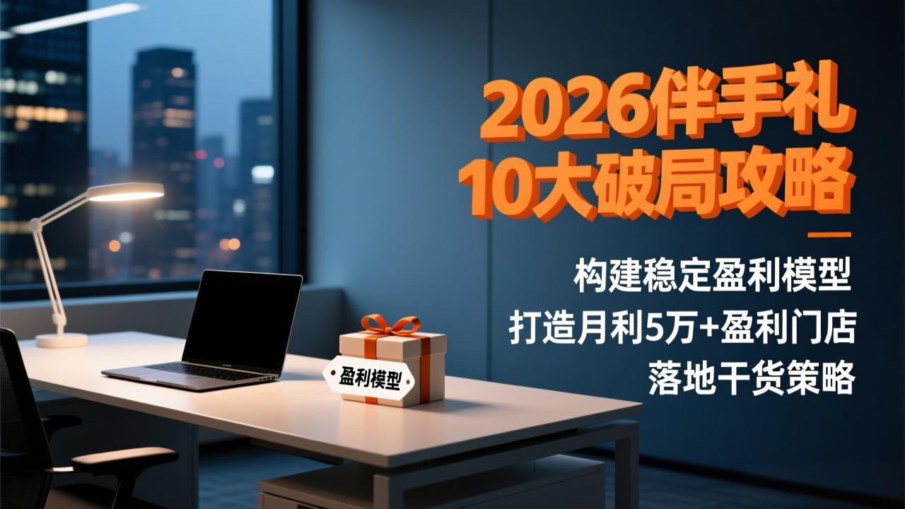 2026伴手礼10大破局攻略：构建稳定盈利模型，打造月利5万+盈利门店，落地干货策略-来聚吧