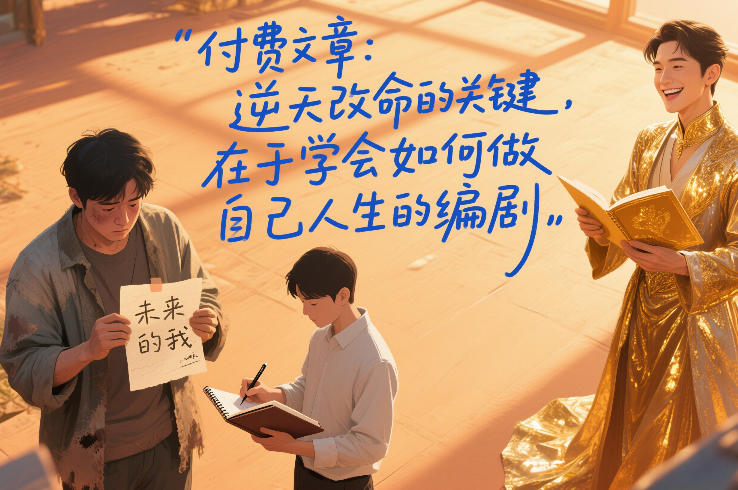 付费文章：逆天改命的关键，在于学会如何做自己人生的编剧-来聚吧