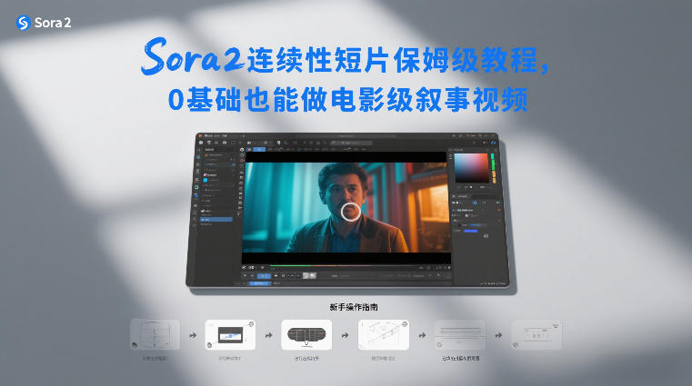 Sora2连续性短片保姆级教程，0基础也能做电影级叙事视频-来聚吧