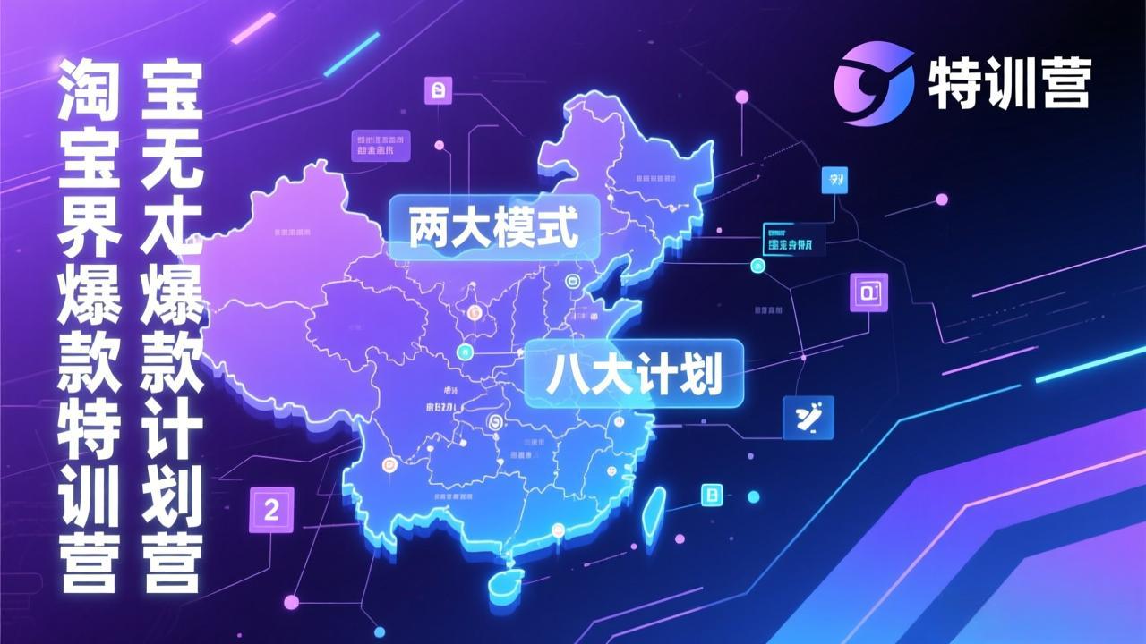 淘宝无界爆款训练营：2026年1月杭州线下高端集训课，3天构建两大模式八大计划体系-来聚吧