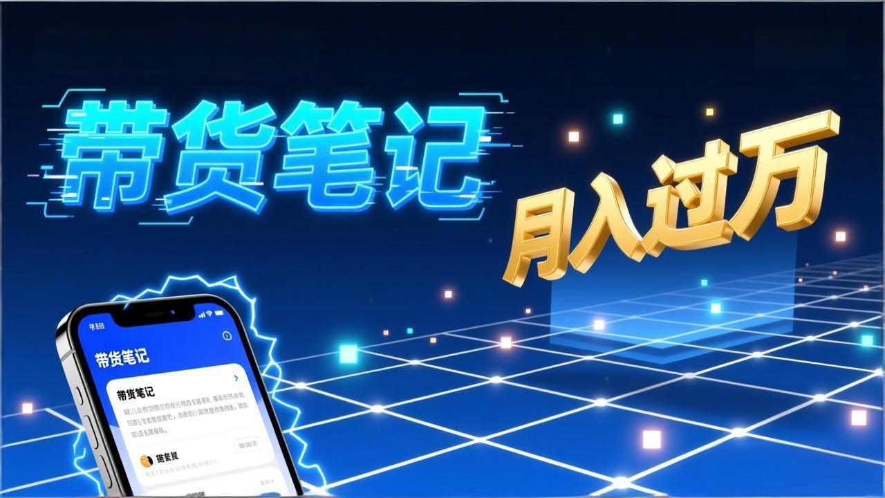 小红书爆款笔记带货实战：拆解封面标题正文全要素，手把手教你单篇笔记带货月入过万-来聚吧