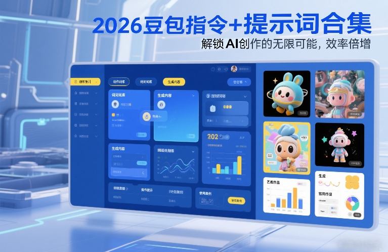 2026豆包指令+提示词合集,解锁AI创作的无限可能,效率倍增-来聚吧