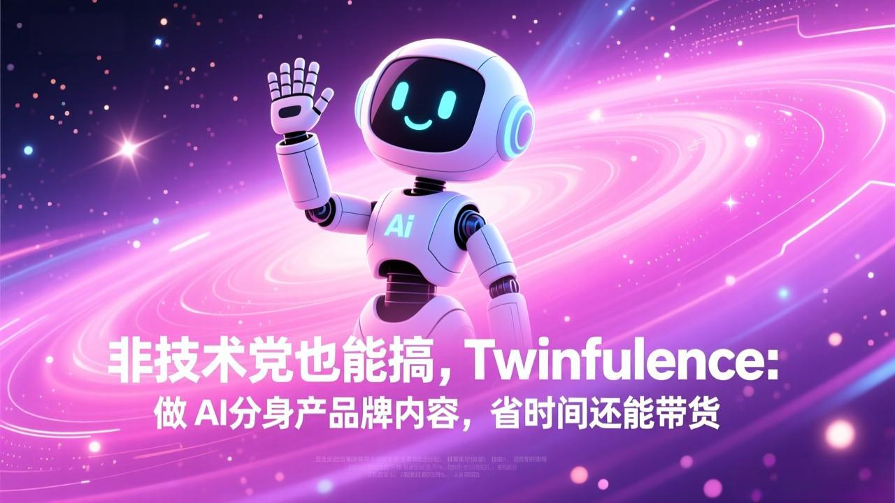 非技术党也能搞!Twinfluence:做 AI 分身产品牌内容,省时间还能带货-来聚吧