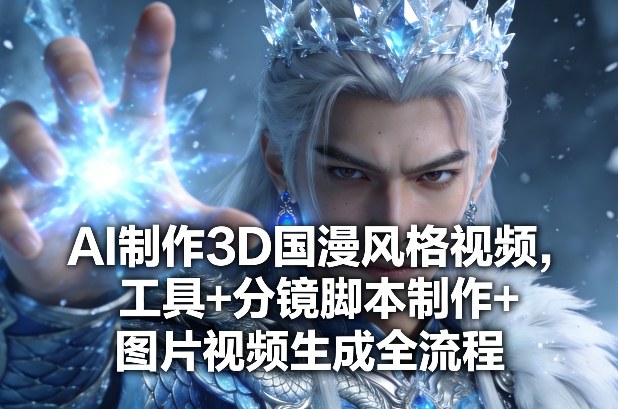 AI制作3D国漫风格视频,工具+分镜脚本制作+图片视频生成全流程-来聚吧
