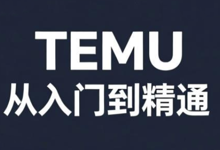 跨境麦冬·TEMU从入门到精通-来聚吧