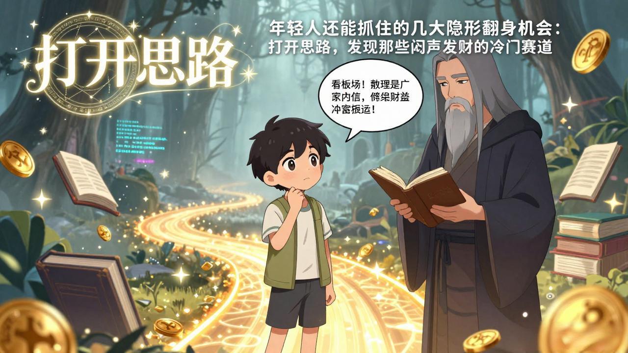 付费文1+2：年轻人还能抓住的几大隐形翻身机会：打开思路，发现那些闷声发财的冷门赛道-来聚吧