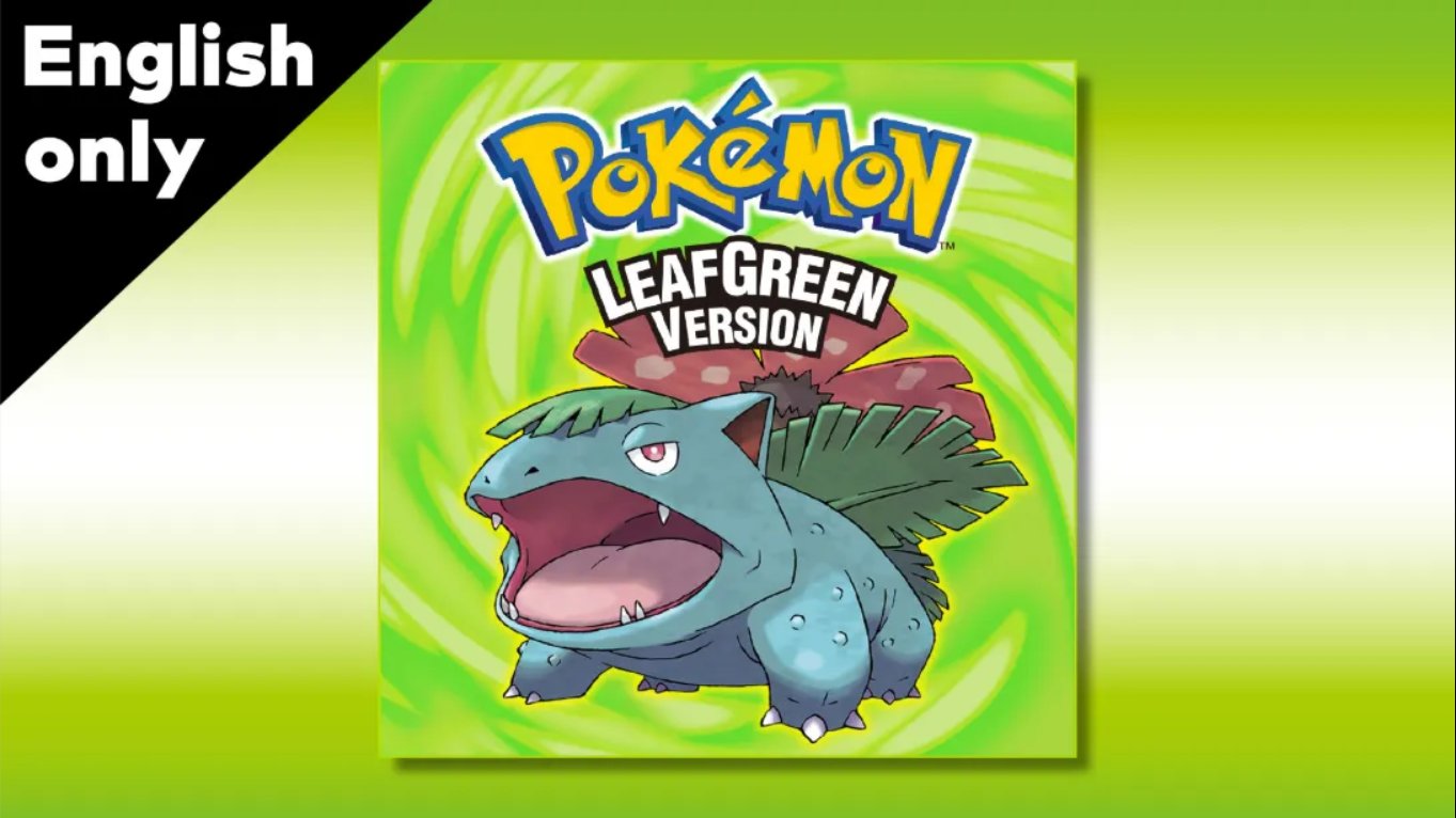【美版】宝可梦叶绿 .Pokemon LeafGreen 中文汉化-来聚吧