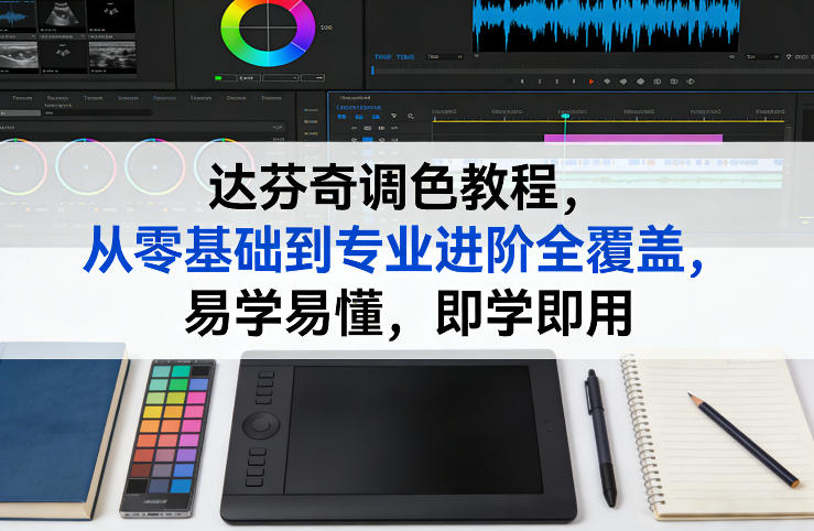 达芬奇调色教程,从零基础到专业进阶全覆盖,易学易懂,即学即用-来聚吧