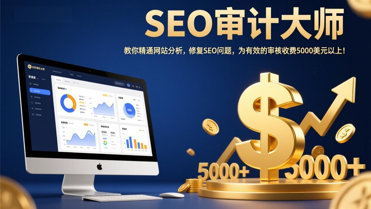 SEO审计大师：教你精通网站分析，修复SEO问题，为有效的审核收费5000美元以上！-来聚吧