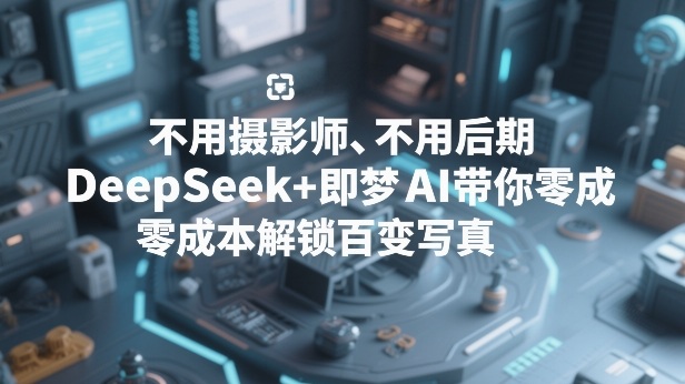 不用摄影师、不用后期,DeepSeek+即梦AI带你零成本解锁百变写真!-来聚吧