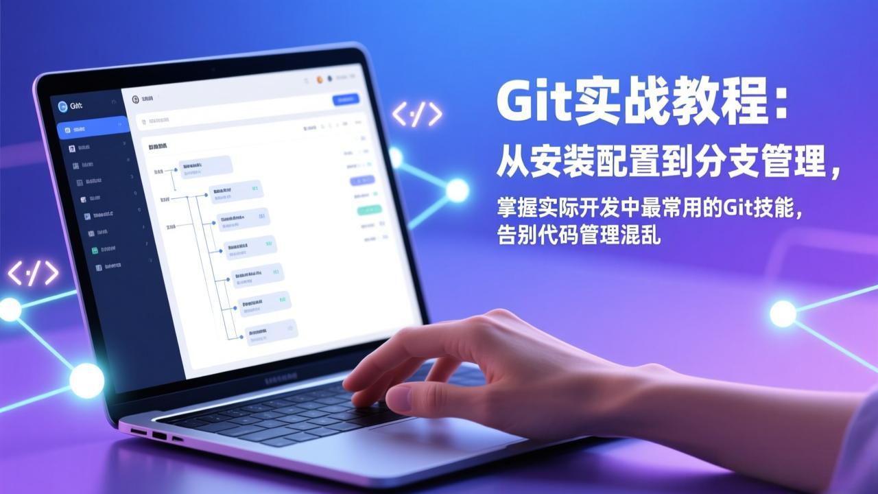 Git实战教程：从安装配置到分支管理，掌握实际开发中最常用的Git技能，告别代码管理混乱-来聚吧