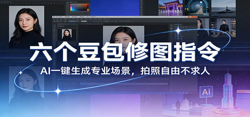 六个豆包修图指令:AI 一键生成专业场景,拍照自由不求人-来聚吧