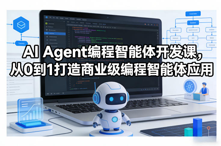 AI Agent编程智能体开发课,从0到1打造商业级编程智能体应用-来聚吧