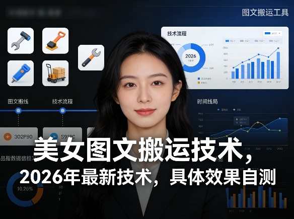 美女图文搬运技术,2026年最新技术,具体效果自测-来聚吧